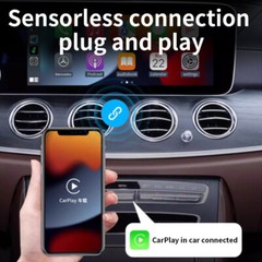 2-in-1 Wireless CarPlay Adapter Mini Dongle Adpater For Apple iOS & Android New
