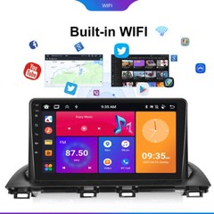 9″ Quad Core Car Radio For Mazda 3 Axela 2014-2019 Android GPS Stereo 4GB+64GB