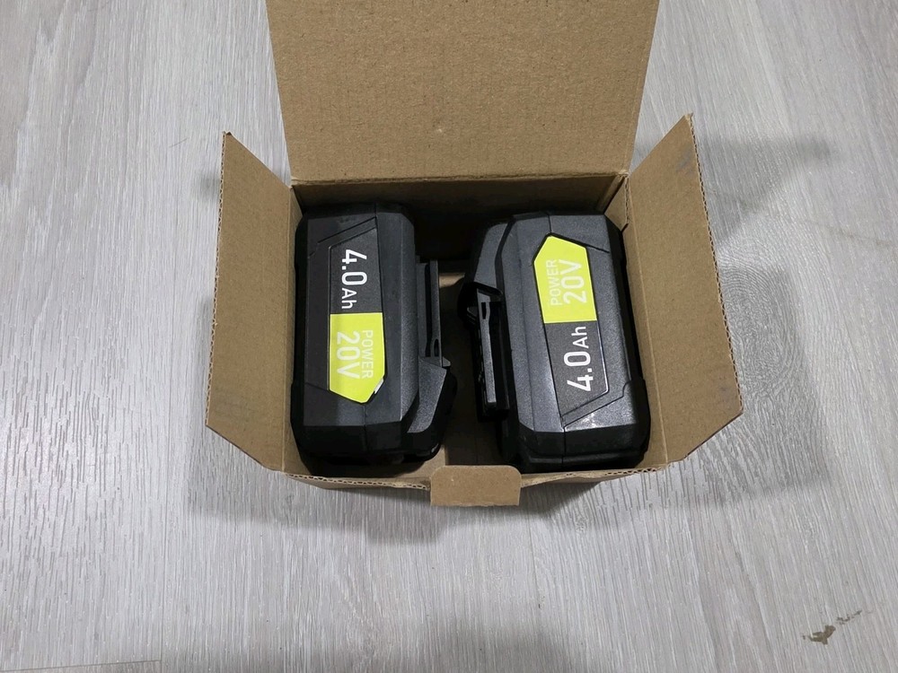 Lot of 2 SnapFresh 20V 4.0Ah Li-ion Batteries BBT-DC40A