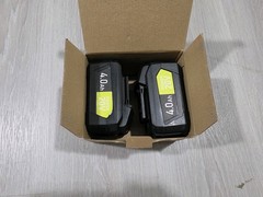 Lot of 2 SnapFresh 20V 4.0Ah Li-ion Batteries BBT-DC40A