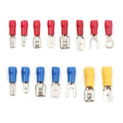 102/300X Assorted Insulated Spade Electrical Wire Connectors Crimp Terminals Kit