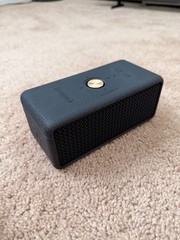Marshall Emberton III Portable Bluetooth Speaker, 32+ Hr Playtime, Black & gold