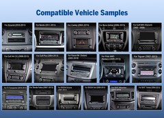 Eonon VWX7A Android 14 4+64 9″IPS for VW Amarok Caddy EOS Car Stereo CarPlay GPS