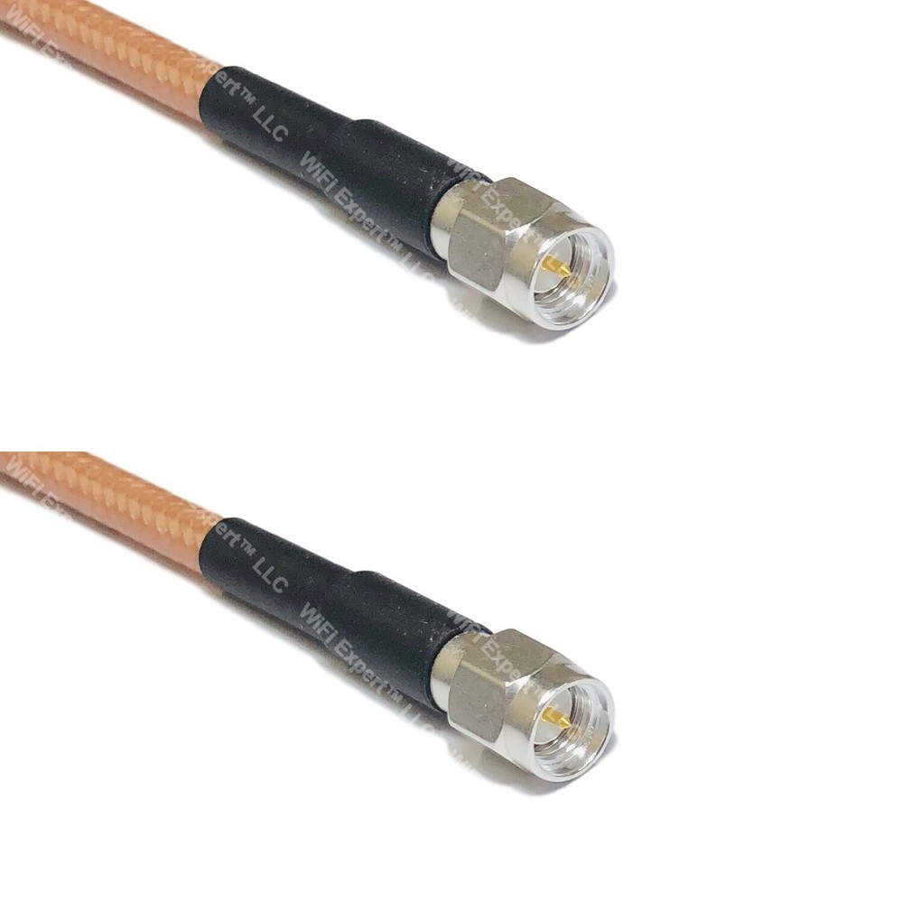 RG400 SMA MALE to SMA MALE Coaxial RF Cable USA-Ship Lot
