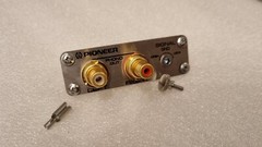 PIONEER RCA signal connector for turntable 10 YEARS WARRANTY- high quality