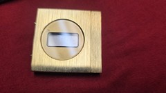 Vintage 80’s Early Digital Clock Gold Tone Pocket Watch Hong Kong W/ Vinyl Pouch