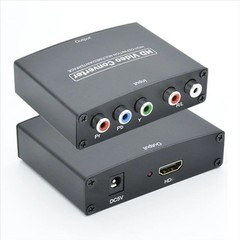 YPbPr Component to HDMI Converter L/R Audio HD Video Adapter Box