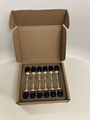 Amazon Basics Banana Plug Deadbolt- 6 Pairs Gold Plated.