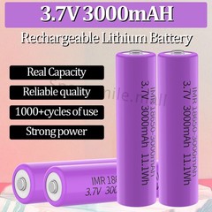 1/2/4/6Pack 3.7V Rechargeable Battery 3000mAh for Remote Control Cars Toy