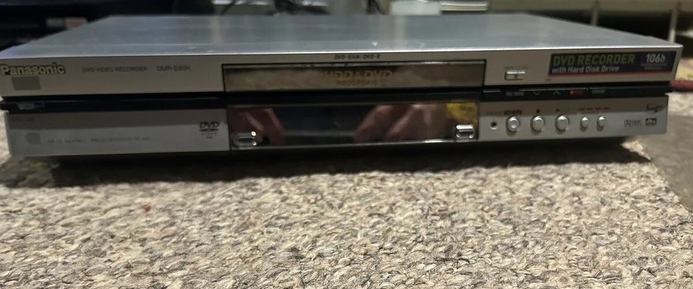 Vintage Panasonic DVD Recorder Player HDD Hard Drive Burner DVR DMR-E80H Read