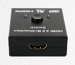 HDMI 2.0 HDTV Switch Switcher Splitter Bi-Direction Hub HDCP 2×1 1×2 In Out 4K