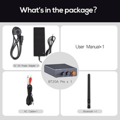 **NEW** Mini Home Audio Stereo Bluetooth 5.4 Component Amplifier, 300W x2