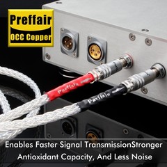 Pair 7N Silver Plated OCC Copper Wire HiFi Audio Signal Interconnect 2RCA Cable