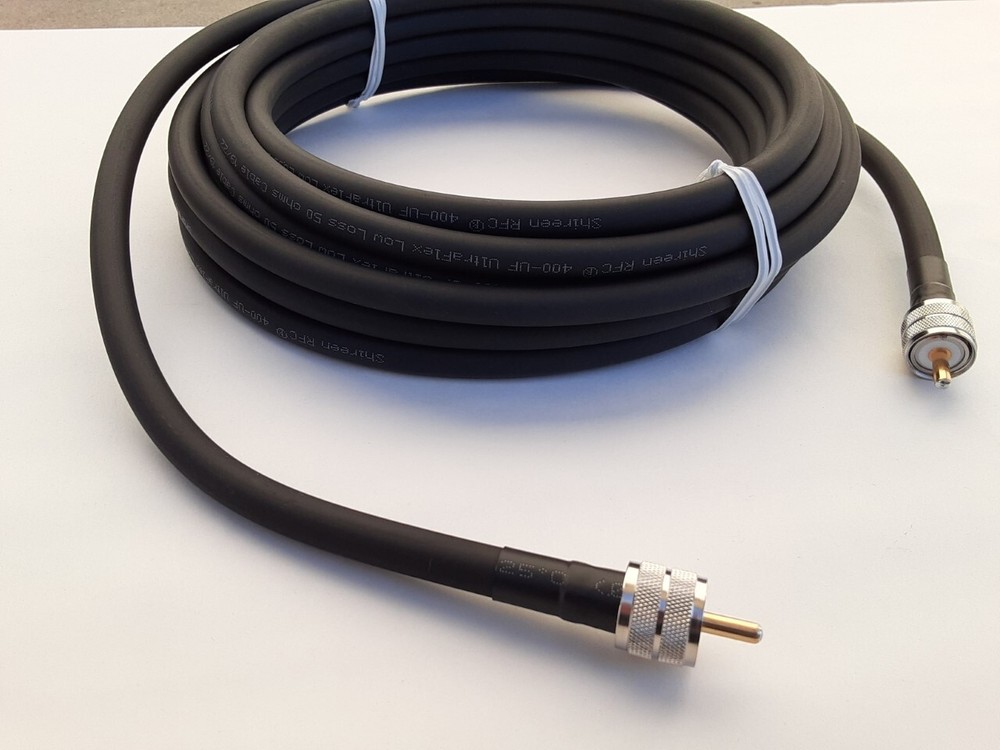 LMR-400UF Ultra Flex (RFC-400UF) PL259 Male to PL259 Male Coaxial Cable lot