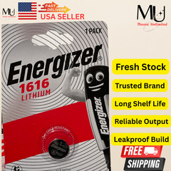 5X Pack Energizer CR 1616 ECR1616 Fresh Stock Lithium 3V Battery Exp Date 2033+