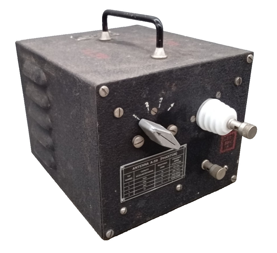 WWII U.S. ARMY SIGNAL CORPS A-58 PHANTOM ANTENNA / Dummy Load