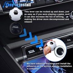 Universal Car Push Start Button Cover – Ball-Bar Rocker Switch, Interior Black