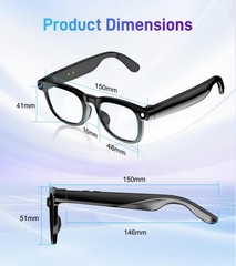 Smart Glasses with Camera and Bluetooth – AI Glasses for Men Anti-Shake Real-…