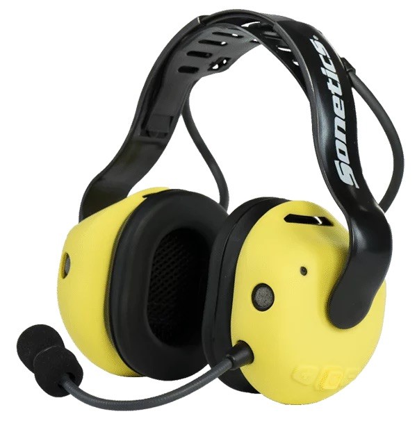 Sonetics APX377 full duplex DECT wireless headset for high noise – refurbished