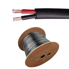 Outdoor Speaker Audio Wire Direct Burial Black 12/2 14/2 16/2 AWG 100ft LOT