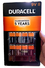 Duracell Coppertop 9V Alkaline Batteries 9 Volt – 8 Pack NEW SEALED