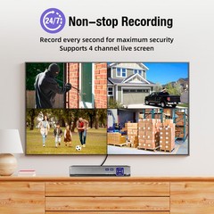 16 Channel 5-in-1 XVR DVR Recorder Pre-Installed 2TB HDD 1080P 5MP Lite Security
