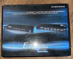Vanco Evolution EVMX4442 HDMI 4X2 4K2K Matrix Switch Open Box