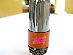 SYLVANIA JAN-CHS 6V6GTY/6V6 AUDIO VACUUM TUBE BROWN BASE TV-7 TESTED STRONG.