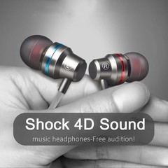 Headphone USB-C Wired HiFi Stereo Bass Earbuds With Mic
