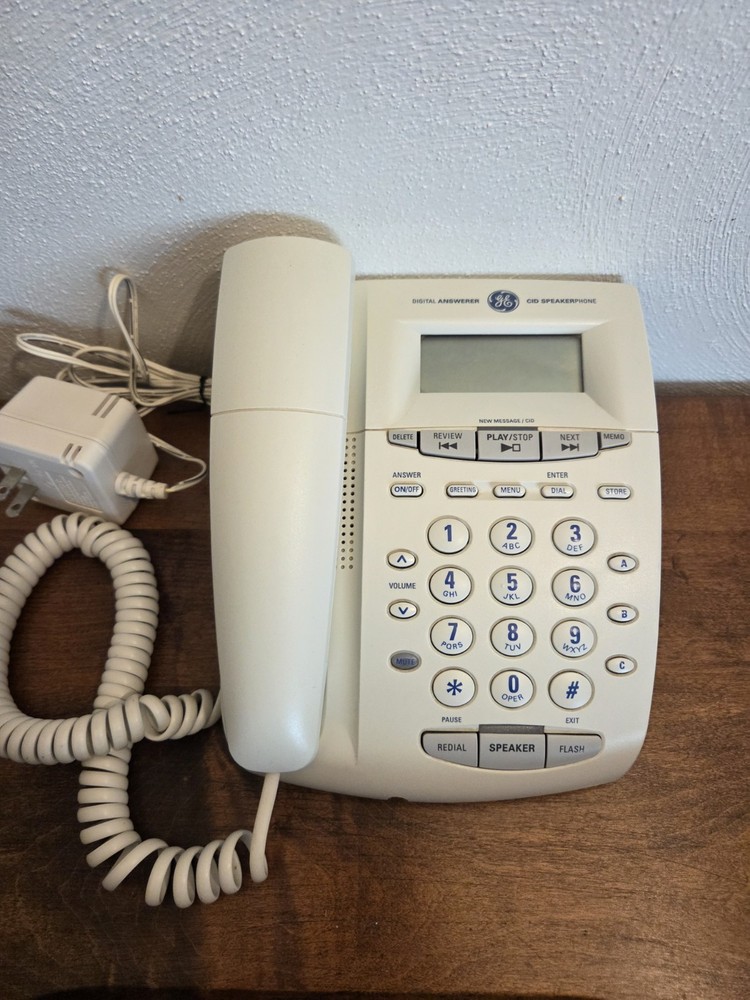 GE Corded Speakerphone with Answering Machine and Caller ID 29897GE1-A