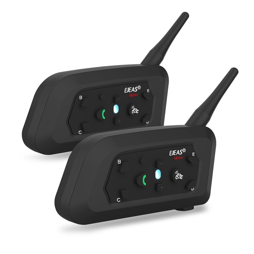 EJEAS V6 Pro Bluetooth Communication Systems Headset with 1200m Waterproof/No…