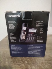 Panasonic Cordless Phone System Answering Machine 4 Handset Bluetooth – READ⏬