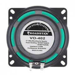 1 piece 4″ 2-Way Coaxial Car Speaker – 50W RMS / 120W Max, 4-Ohm, 90Hz-20KHz