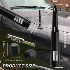 Cal Car Truck Bullet Antenna for GMC Sierra 99-2025 Chevy Silverado 1500-3500