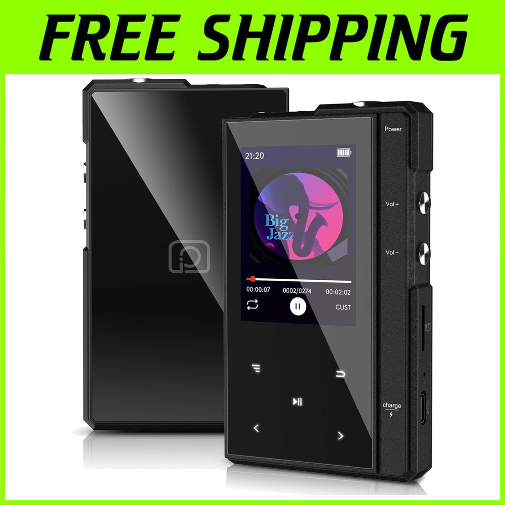 Portable Music Player 96GB, Bluetooth 5.0, Long Battery Life`