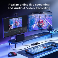 Video Capture Card, Audio Video Capture Card, USB 3.0 Capture Card 4K HDMI Lo…