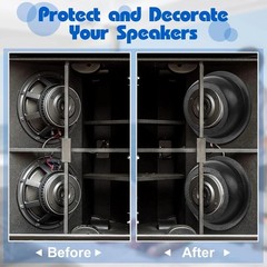 2 Pcs Universal 6.5 Inch Speaker Enclosures – Durable ABS Surface Mount Pods