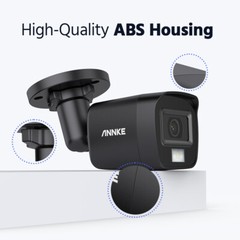 ANNKE 5MP Audio CCTV Security Camera Outdoor Color Night Vision Human Detection
