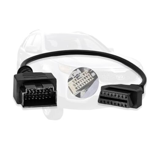 OBDI to OBDII Diagnostic Cable for KIA Vehicles 20Pin Obd1 to 20pin for KIA