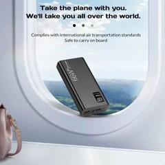 Power Bank Super Fast Charging Large Capacity Portable LED Light for Cell Phone