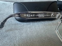 rayban meta wayfarer gen 1 – limited edition clear sapphire