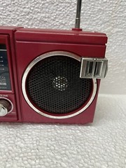 vtg Westminster model FS 2000 Mini red boombox 13” Working Hong Kong