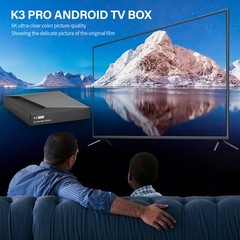 We2USat K3 PRO Android 10.0 TV Box 6K Ultra Support Netflix/YouTube/Prime Video