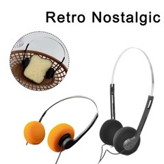 Retro Over-Ear Headphone Vintage Underwire Headphone for Walkman*