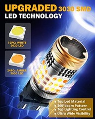 B21 Series Switchback LED Bulbs Built in Resistor CANBUS Error Free Anti 3157