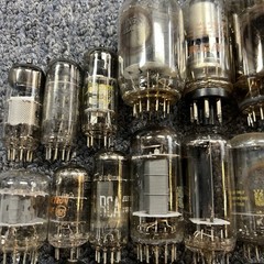 Vintage Vacuum Tube Lot Mixed Brands RCA GE Zenith Sylvania Untested 66+ Tubes