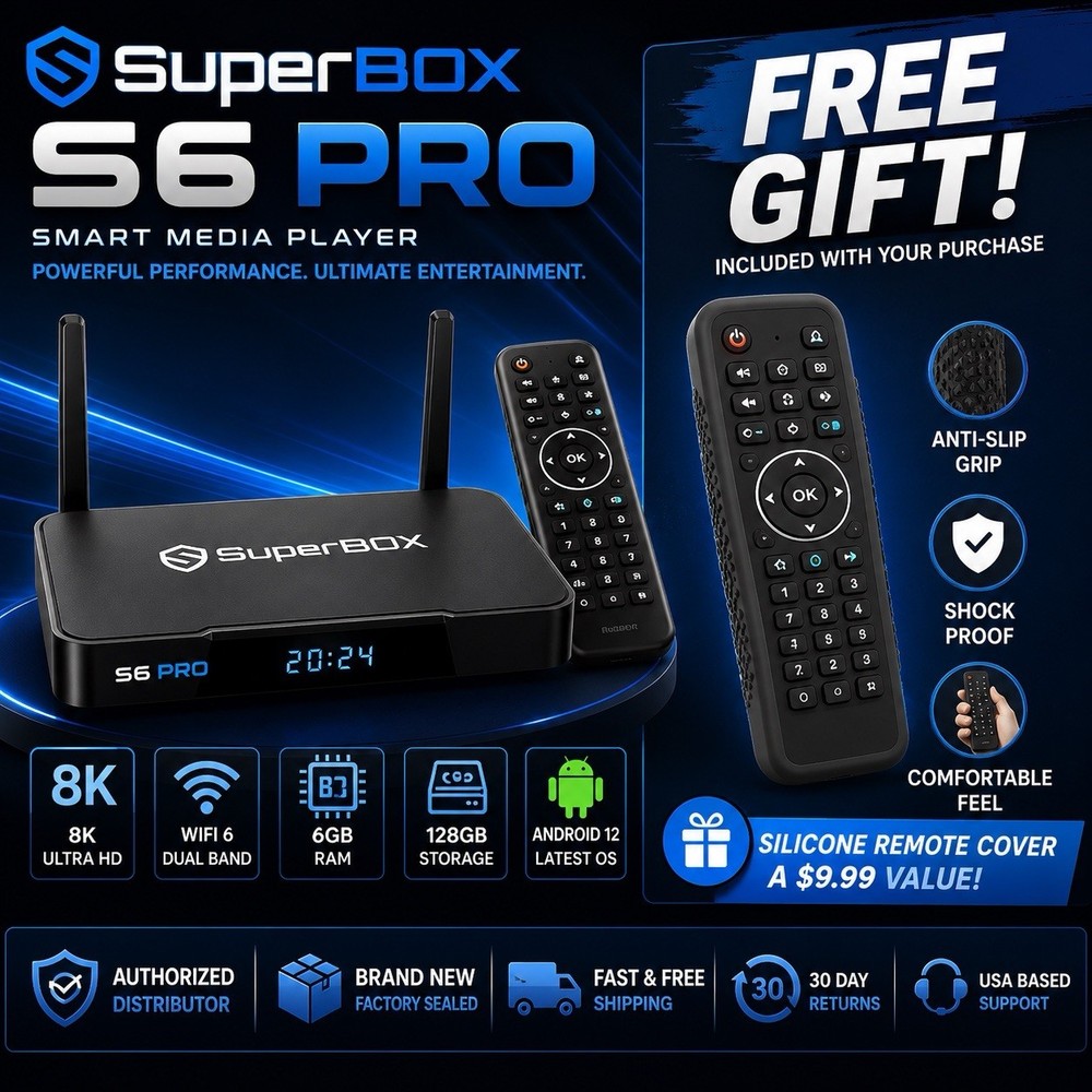 SuperBox S6 Pro 24/7 Support Authorized Distributor VSEE BOX COMPARE V6 PLUS