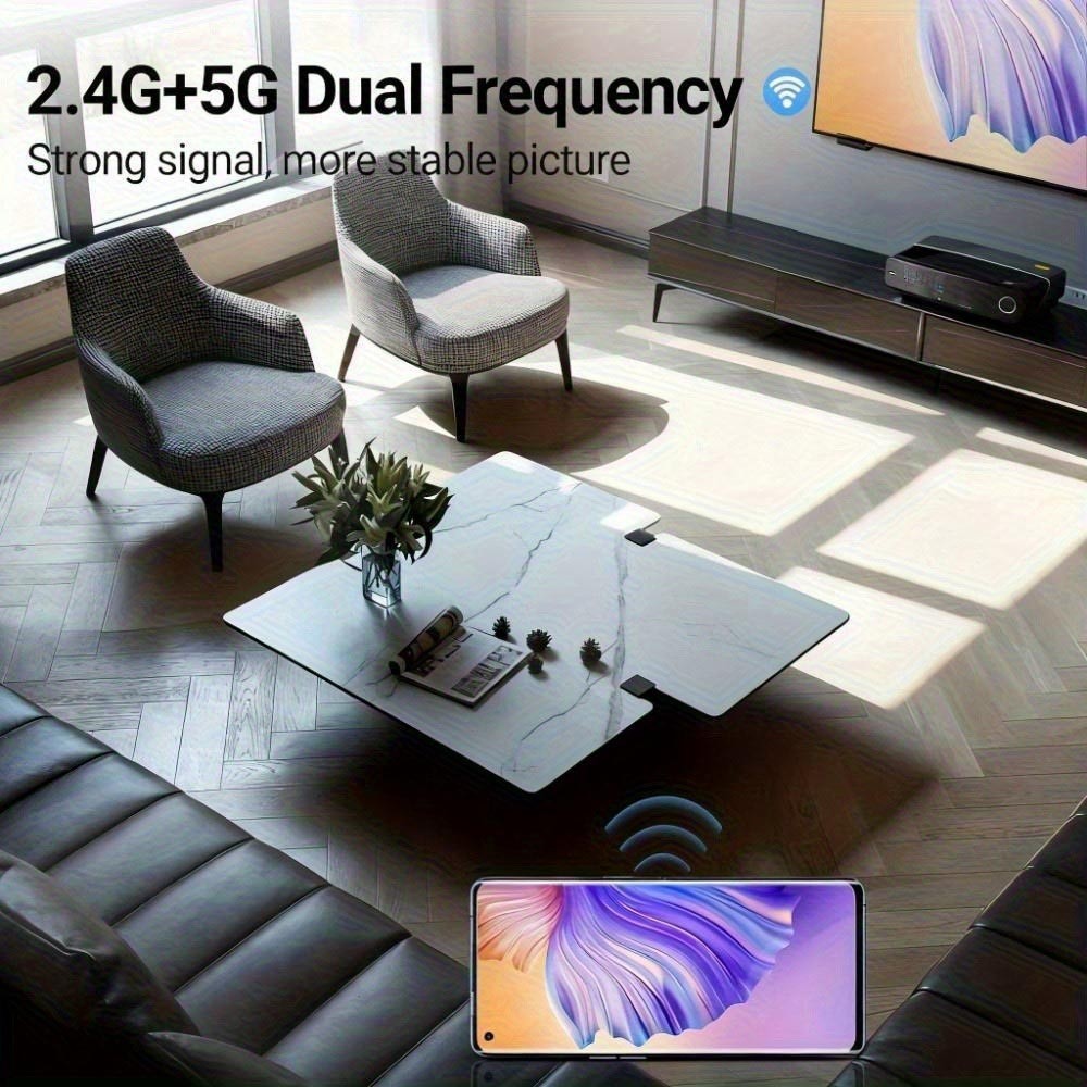 Easy-To-Use Convenient Durable Sturdy Strong 4K Wireless Screen Mirroring Device