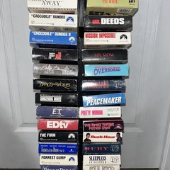 Laserline VHS Tape Tower Rack Holds 50 VHS (TAPES INCLUDED) Plastic VTG Storage