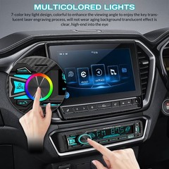 Single 1 DIN Car Stereo Radio Bluetooth MP3 Player AUX USB AM FM Audio Receiver